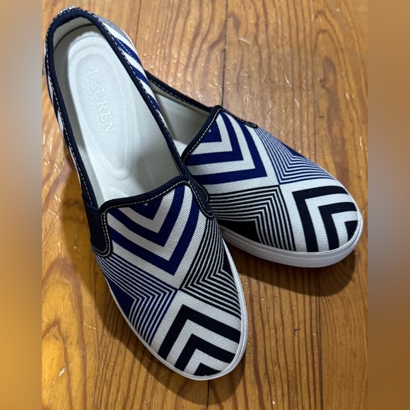 Lauren Ralph Lauren Jinny-SK-Spo Canvas Sneakers - Picture 1 of 6